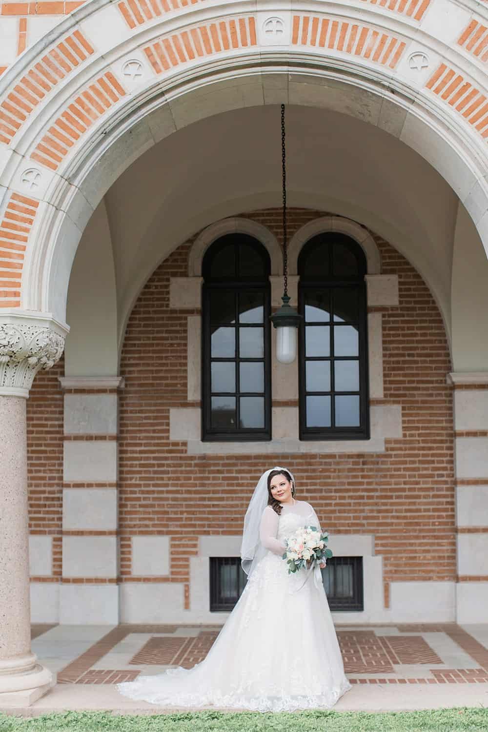 bridal photography rice university houston