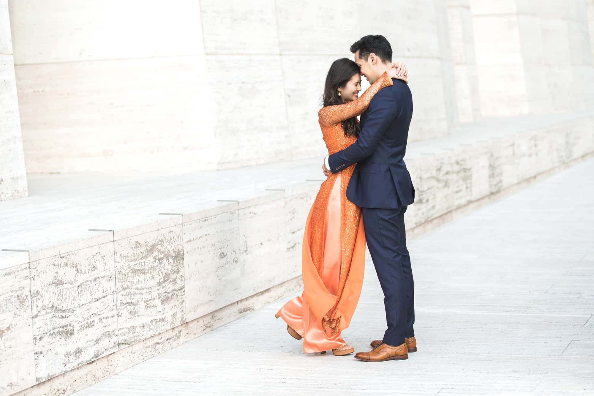Downtown houston engagement