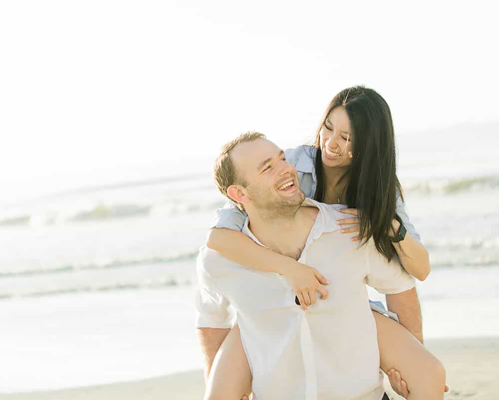 galveston beach engagement