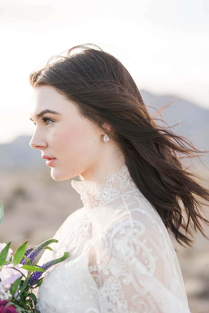 las vegas desert bridal